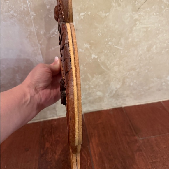 Beautifully hand crafted 3 dimensional Intarsia Wood Art OWL Sign Wall Plaque. - Picture 3 of 5